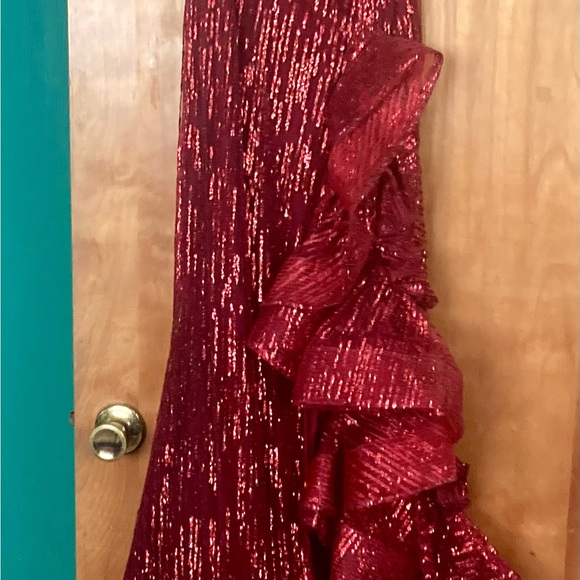 Gorgeous Strapless, Side-Slit Gown for Sale - Picture 3 of 8